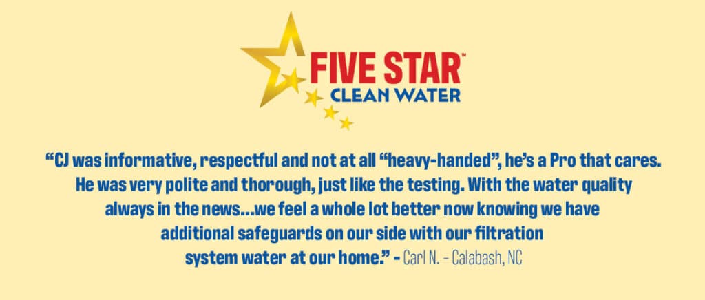 Five Star Clean Water customer review 4